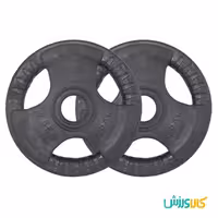 وزنه هالتر  فرمانی خانگی 2.5 کیلویی مشکی