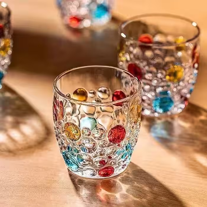 نیم لیوان کریستالین زینتی وارداتی کد Kit-230