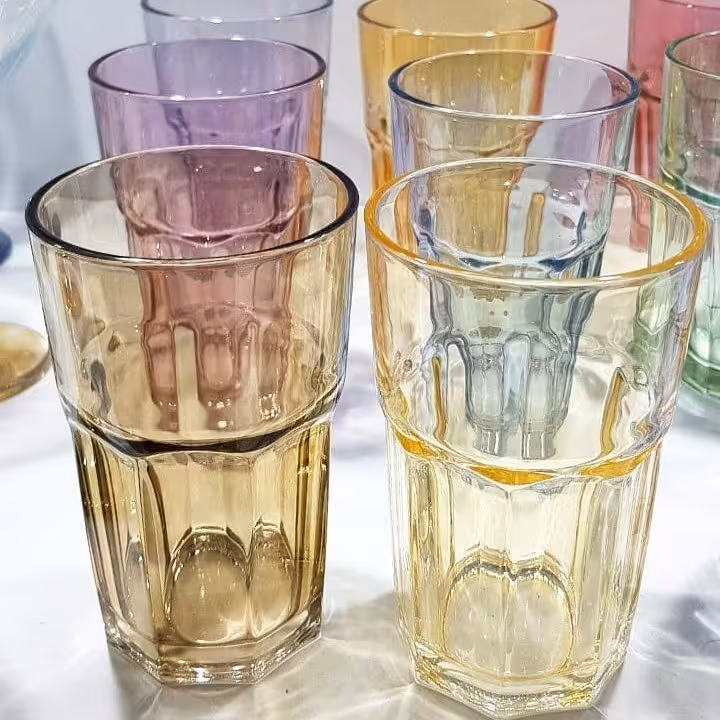 لیوان کازابلانکا شش رنگ بلور برند بلینکمکس