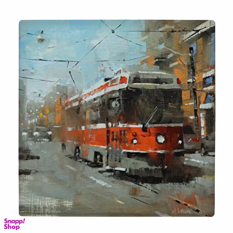 زیر لیوانی طرح تراموا کد 3415504_1073