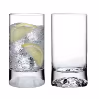 لیوان پاشاباغچه کف یخی بلند کریستال nude 64040