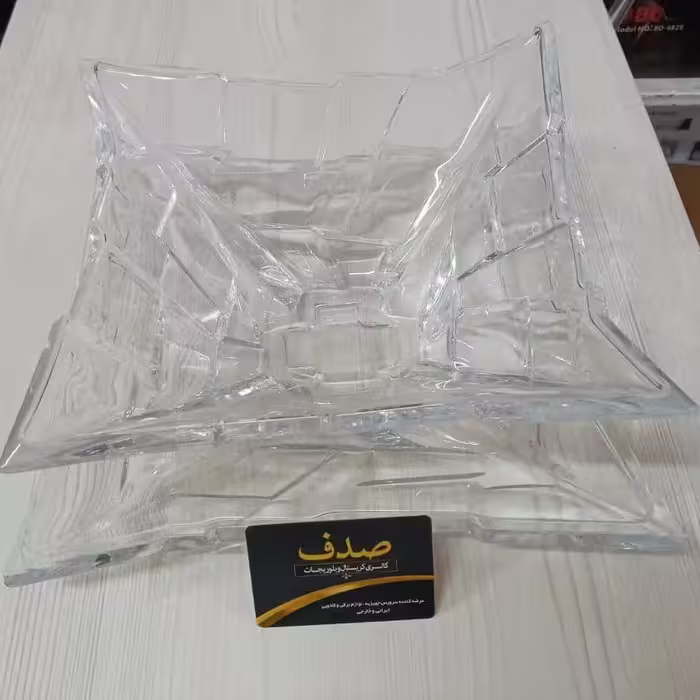 کاسه بشقاب بزرگ میوه خوریSunGlass ساخت چین کریستال