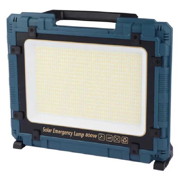 خرید و قیمت پروژکتور سیار شارژی و پاور بانک خورشیدی W8109-3 - کی ام کالا