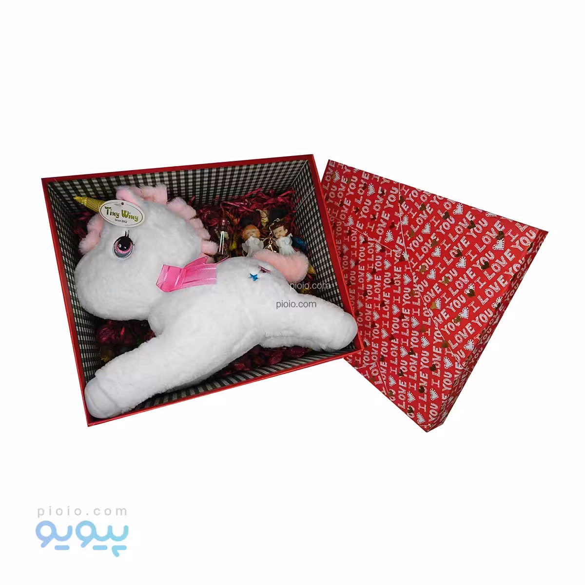 پک ولنتاین با عروسک اسب تک شاخ