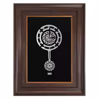 تابلو نقره ساعت دیواری آکسو مدل L11