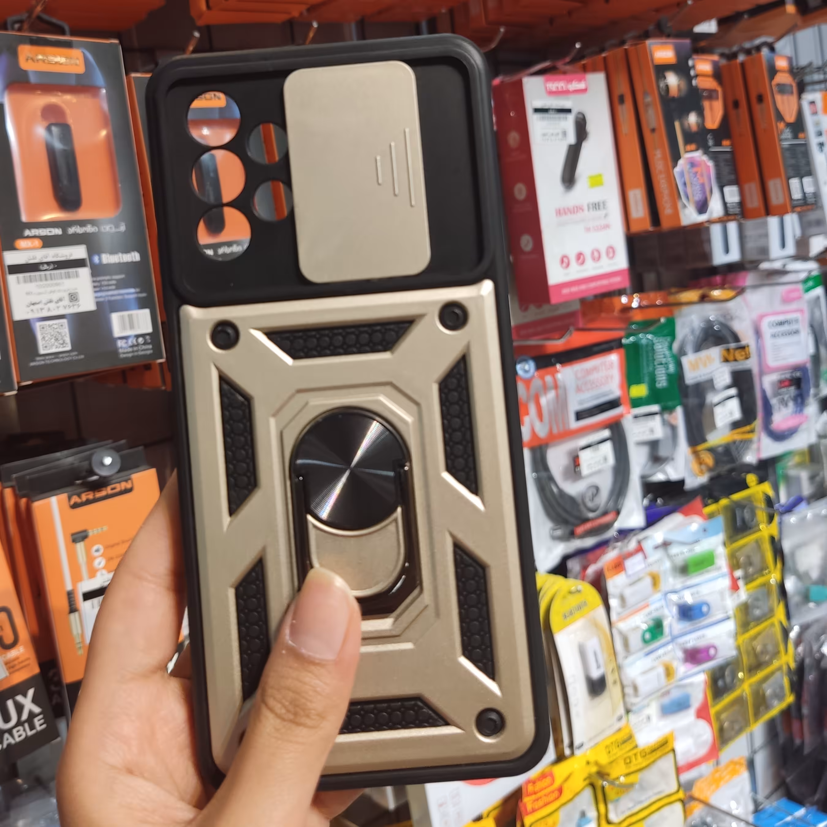 گارد بتمنی محافظ لنز دار A13 4G