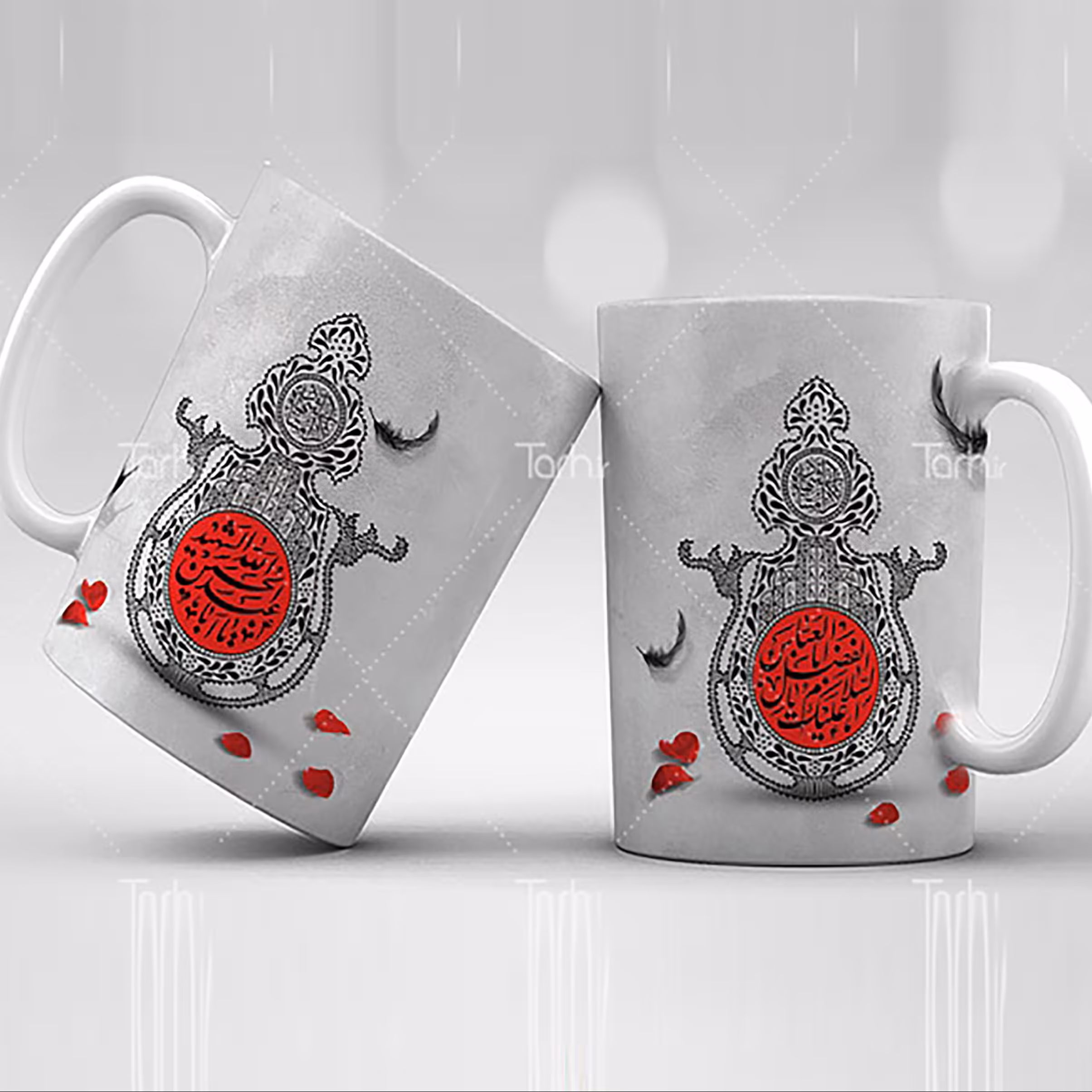 ماگ طرح نام  امام حسین (ع) و موضوعات مرتبط همرا ه با ارسال رایگان کد 42