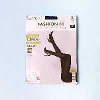 جوراب شلواری اسمارا Esmara Fashion 80  ضخامت 80 رنگ مشکی طرح دار  سایز اسمال S(36-38) محصول کشور آلمان  
