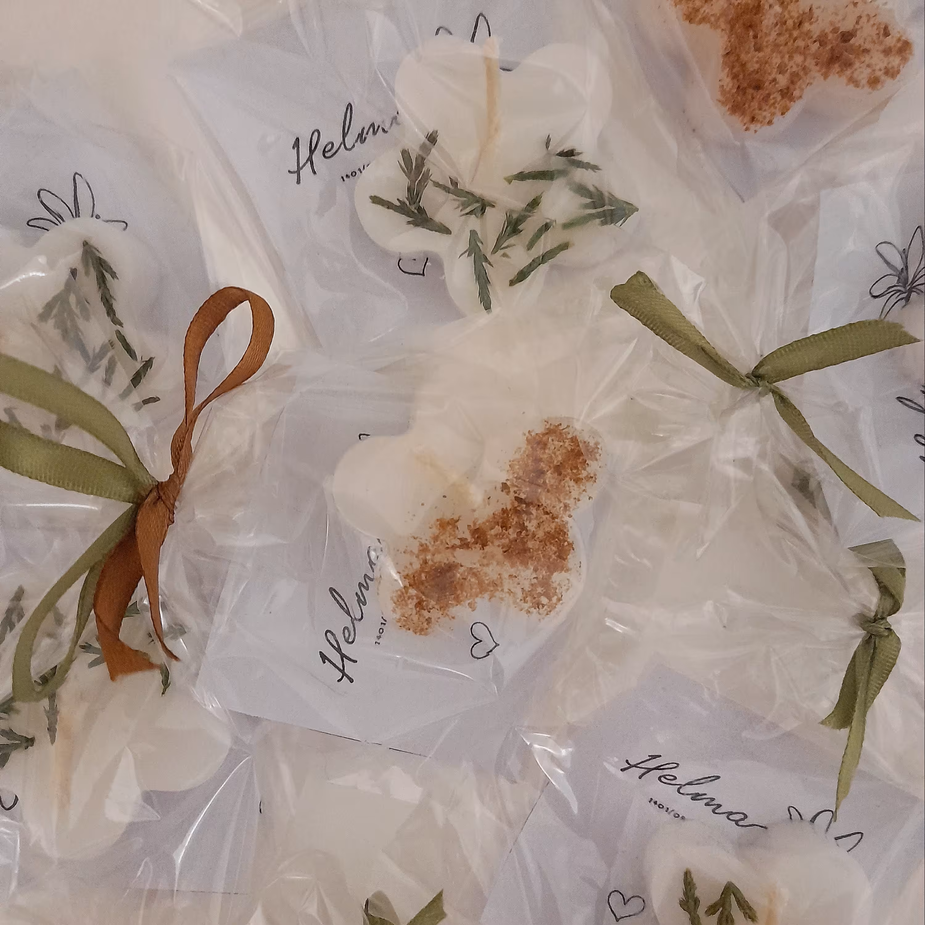 شمع قالبی گل+هدیه