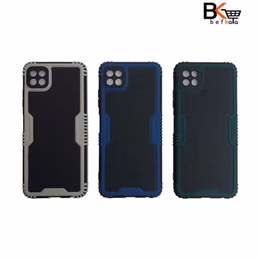 قاب پشت سخت کربنی محافظ لنز دار سامسونگ مدل A22 5G