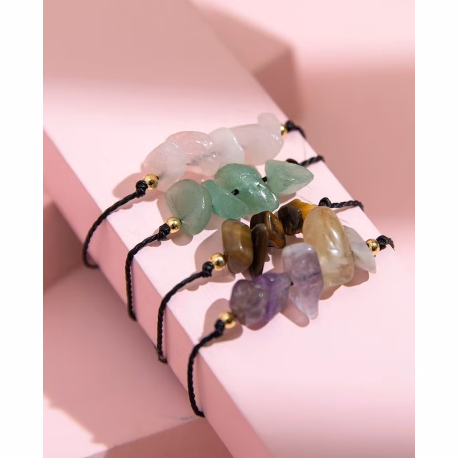 دستبند مینیمال سنگی کد 54