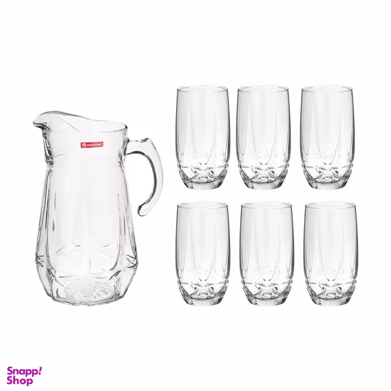 سرویس پارچ و ليوان 7 پارچه مدل استاتیک کد 1580