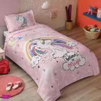 سرویس روتختی ازدیلک طرح Unicorn یکنفره 3 تکه