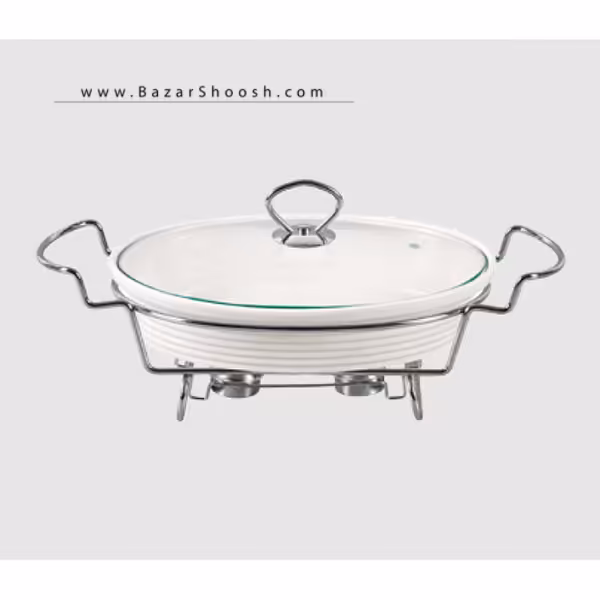 سوفله بیضی سایز کوچک شیاردار سرامیکی یونیک مدل UN-5802