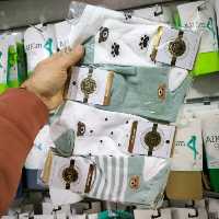 جوراب مچی تدی سبز