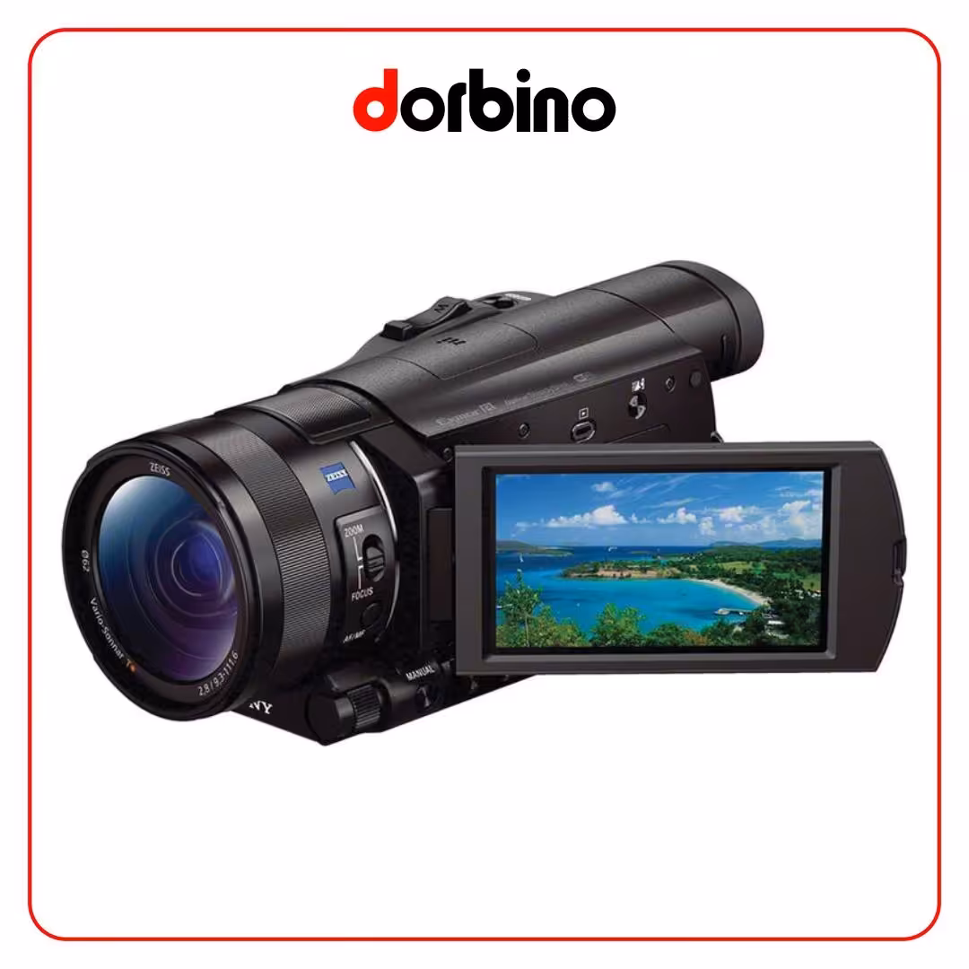 دوربین تصویربرداری سونی Sony FDR-AX100 4K Ultra HD Camcorder - فروشگاه دوربین دوربینو