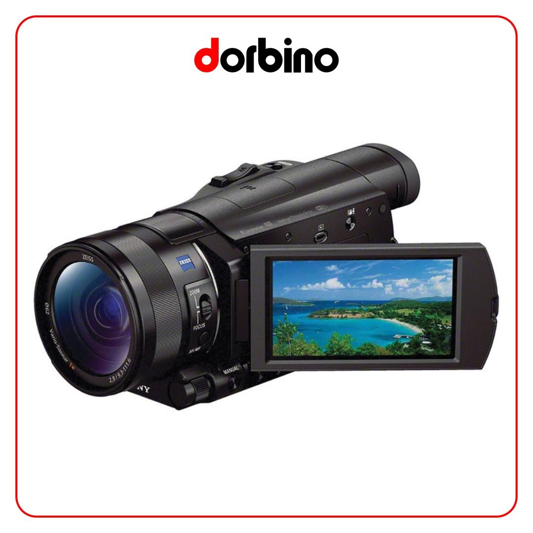 دوربین تصویربرداری سونی Sony FDR-AX100 4K Ultra HD Camcorder - فروشگاه دوربین دوربینو