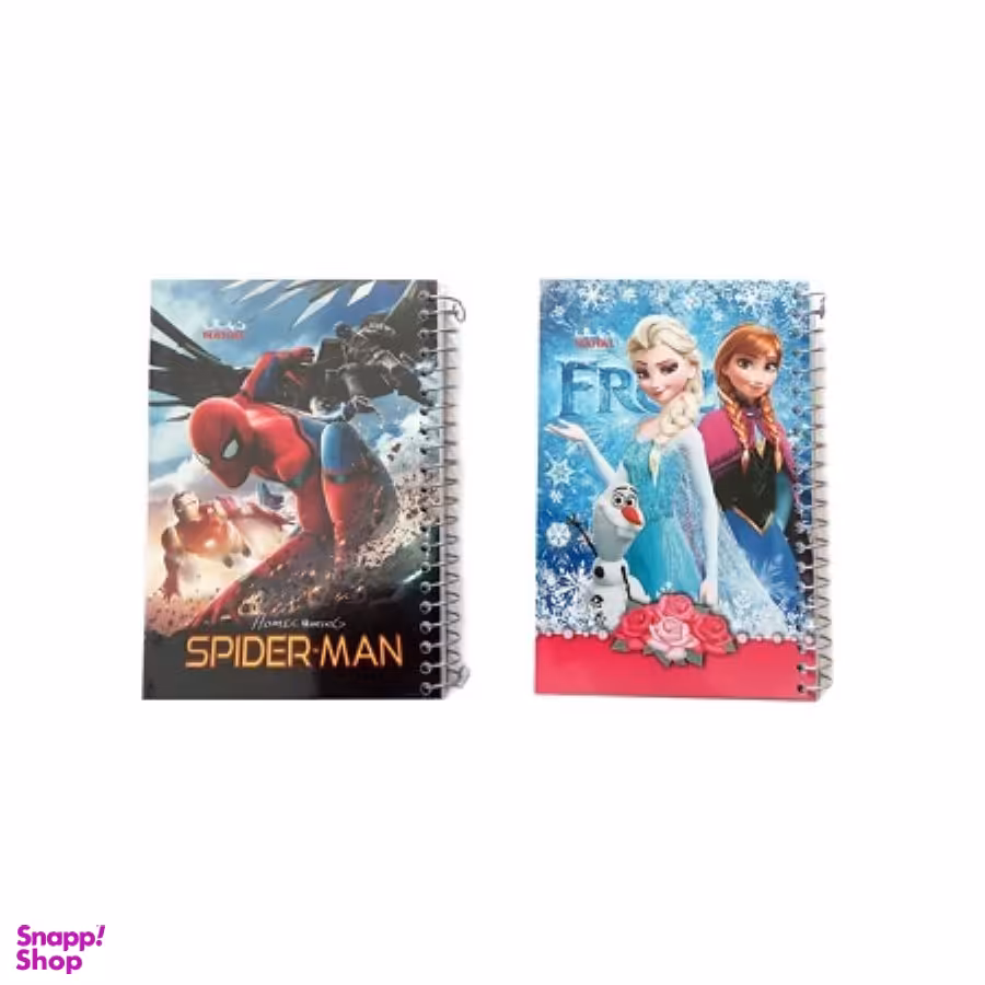 یادداشت 10*15 سیمی طلقی کارتونی کد 1329