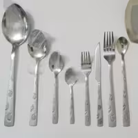 سرویس قاشق چنگال ترمه 18 نفره 100 پارچه کامل
