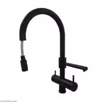 شیر سینک بهمن  دوکاره  مشکی   مدل دوبلین 