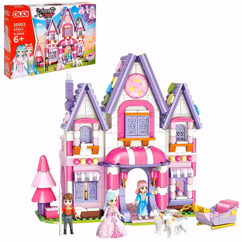 اسباب بازی لگو 449 تکه مدل خانه عروسکی PRINCESS CANDY کد 30003