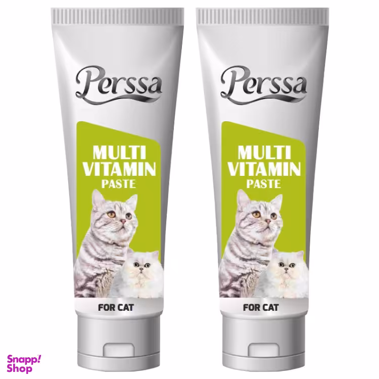 خمیر مولتی ویتامین گربه پرسا مدل Multi Paste وزن 100 گرم بسته 2 عددی