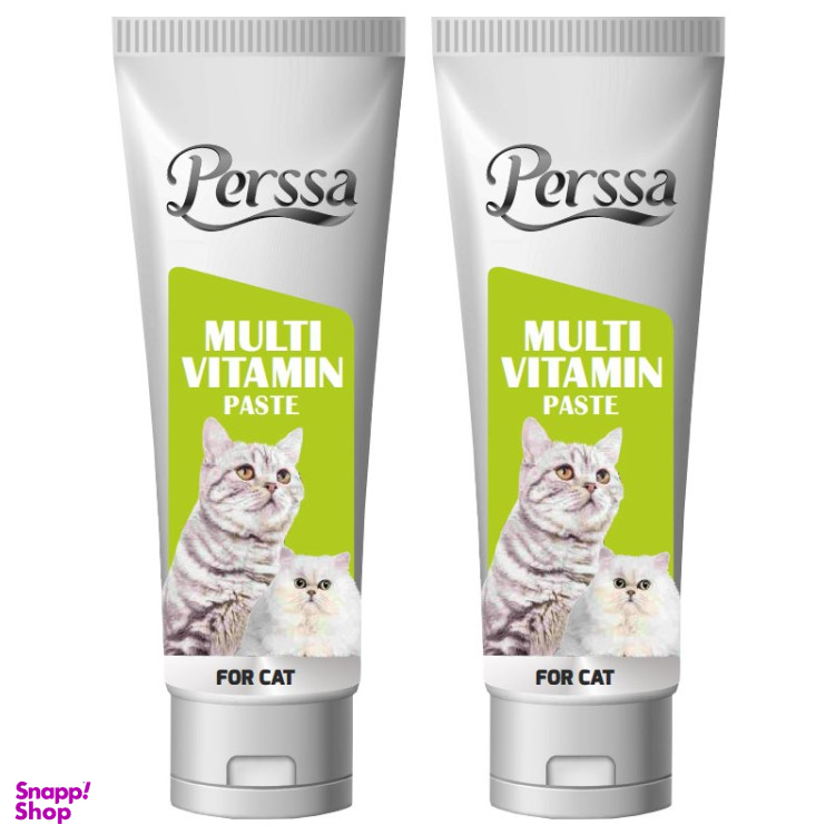 خمیر مولتی ویتامین گربه پرسا مدل Multi Paste وزن 100 گرم بسته 2 عددی