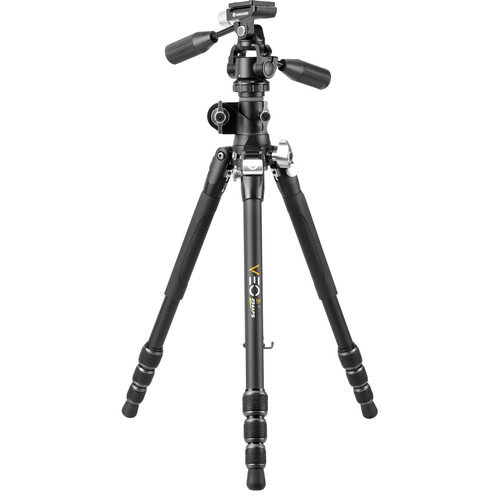 سه پایه ونگارد Vanguard VEO3T 234AP 4-Section Aluminum Travel Tripod with Lateral Center Column and PH-38S Pan Head