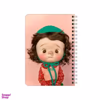 دفترچه یادداشت ۸۰ برگ بامبیلیپ مدل چوبی طرح دختر کد 4494933