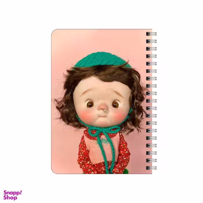 دفترچه یادداشت ۸۰ برگ بامبیلیپ مدل چوبی طرح دختر کد 4494933