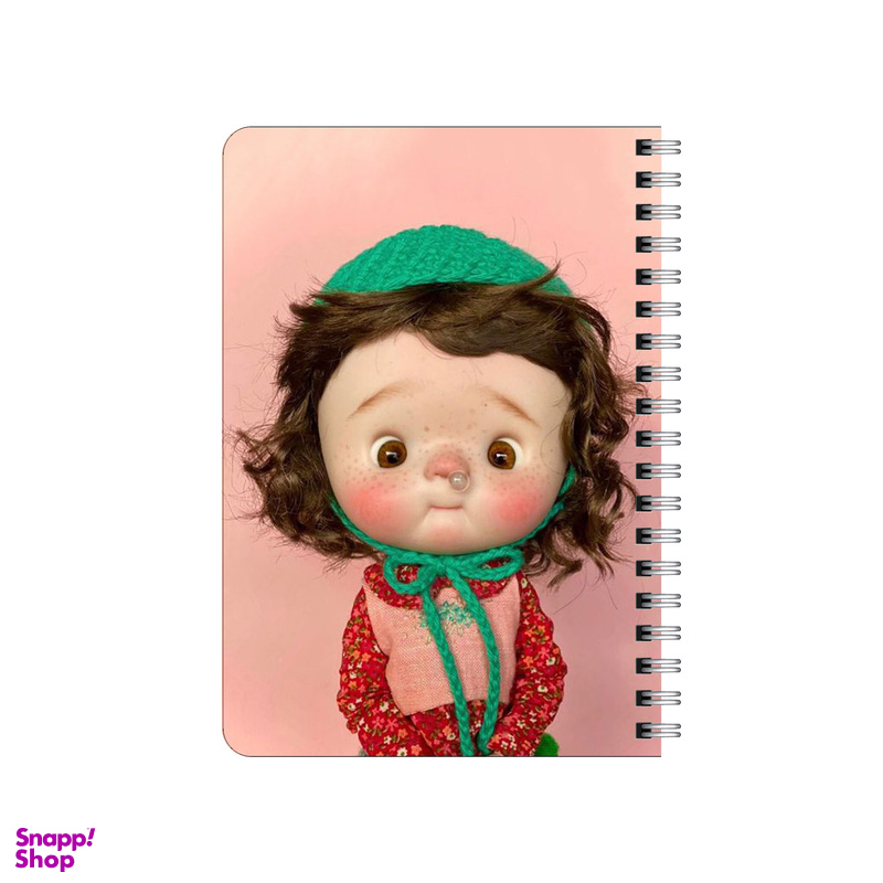 دفترچه یادداشت ۸۰ برگ بامبیلیپ مدل چوبی طرح دختر کد 4494933