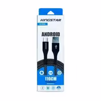 کابل شارژ میکرو KINGSTAR مدل K125A طول 110 سانت 