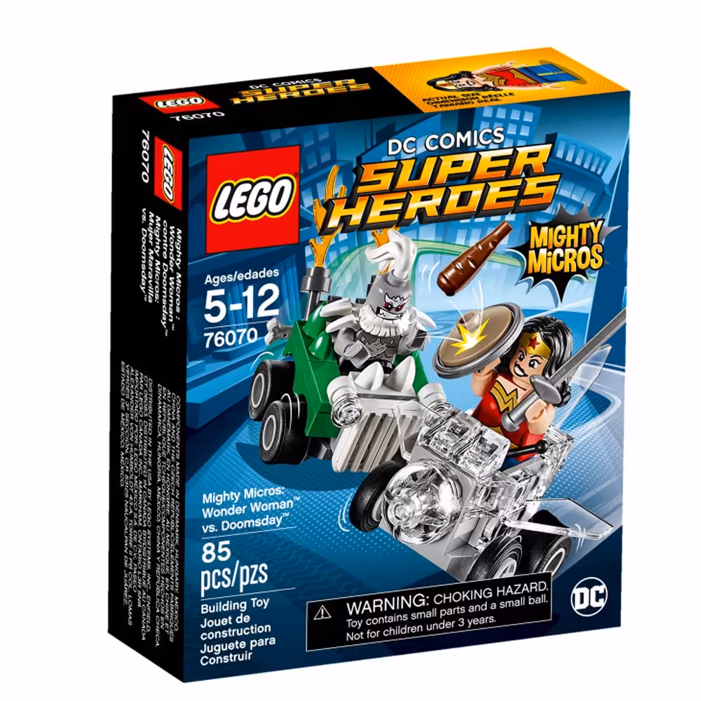 لگو مدل LEGO Mighty Micros Wonder Woman vs Doomsday Set 76070