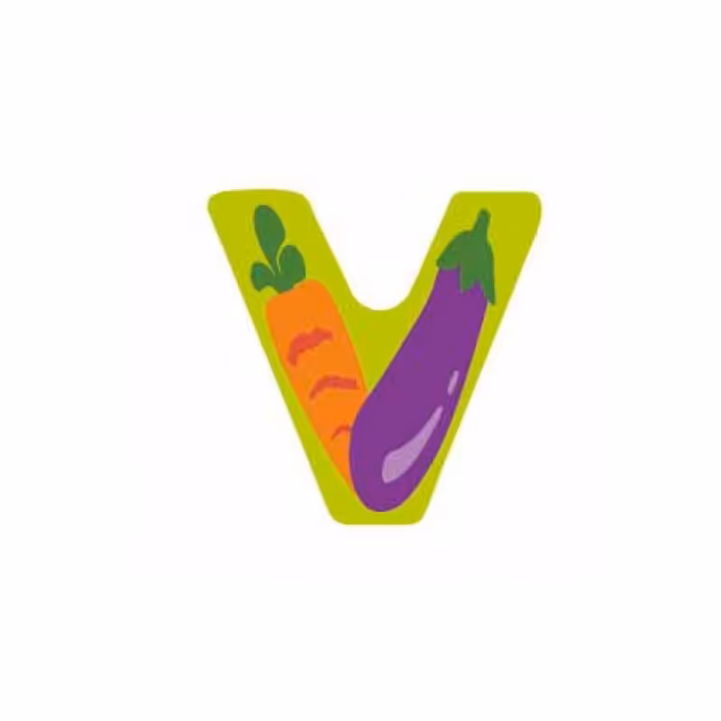 حرف V چوبی classic world 4424