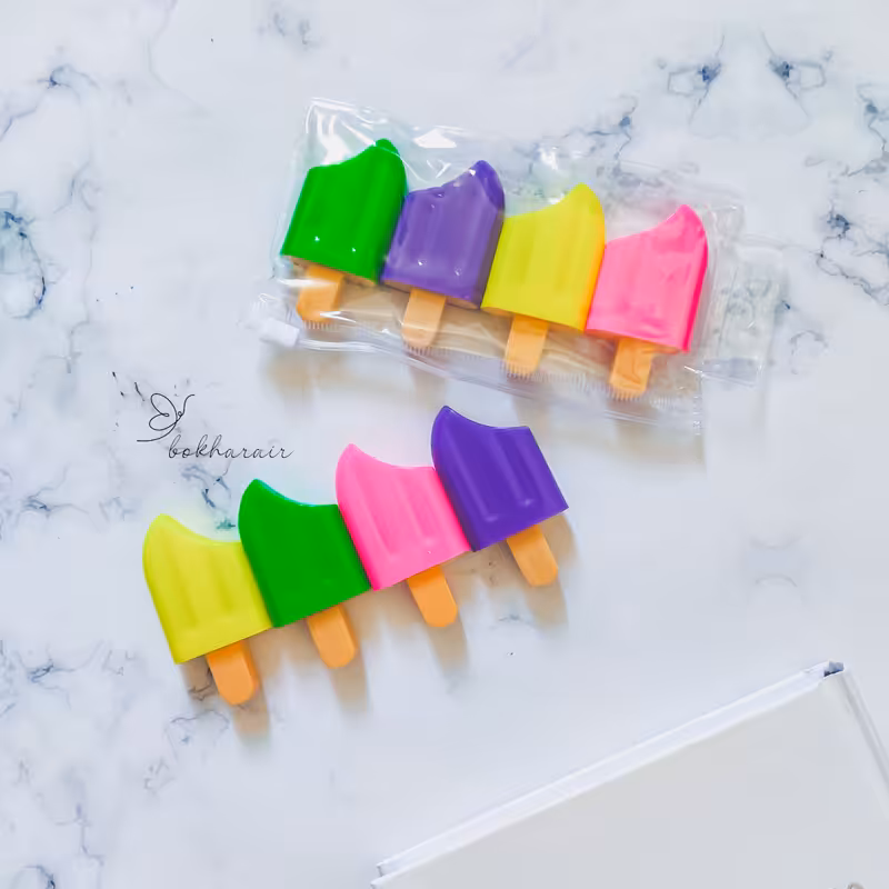 ماژیک هایلایت مدل بستنی پک 4 عددی