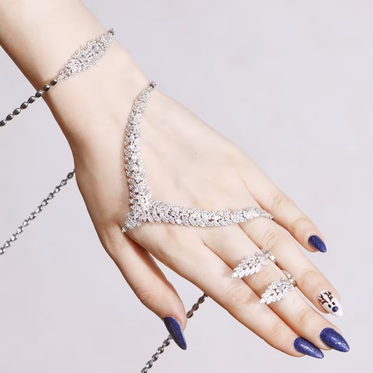 سرویس نقره آبکاری طلا جواهری 3.