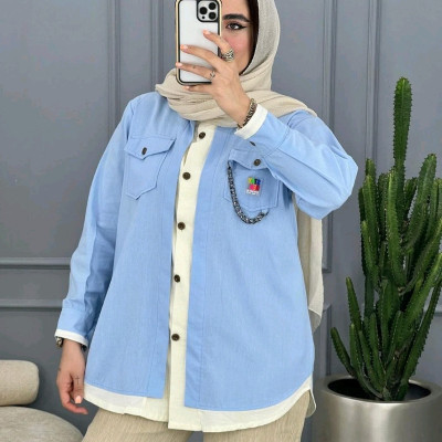 مانتو تونیک لنین نچرال ترکیبی 71389
