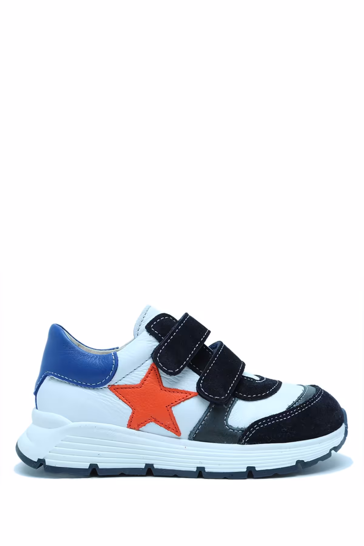 کفش های کژوال آبی دخترانه و پسرانه بچگانه KIDS چرمی 24 35 Kifidis