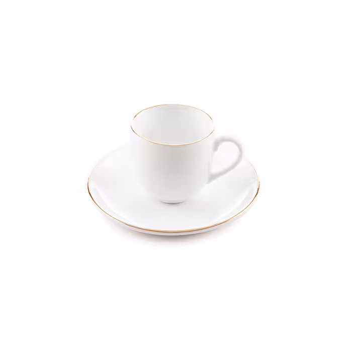 سرویس چینی زرین 6 نفره قهوه خوری زرین ایتالیااف (12 پارچه)