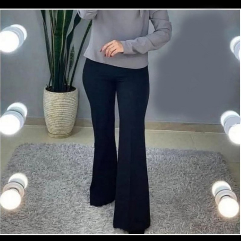 شلوار قواره دار کرپ مازراتی مدل دمپا اسپانیش