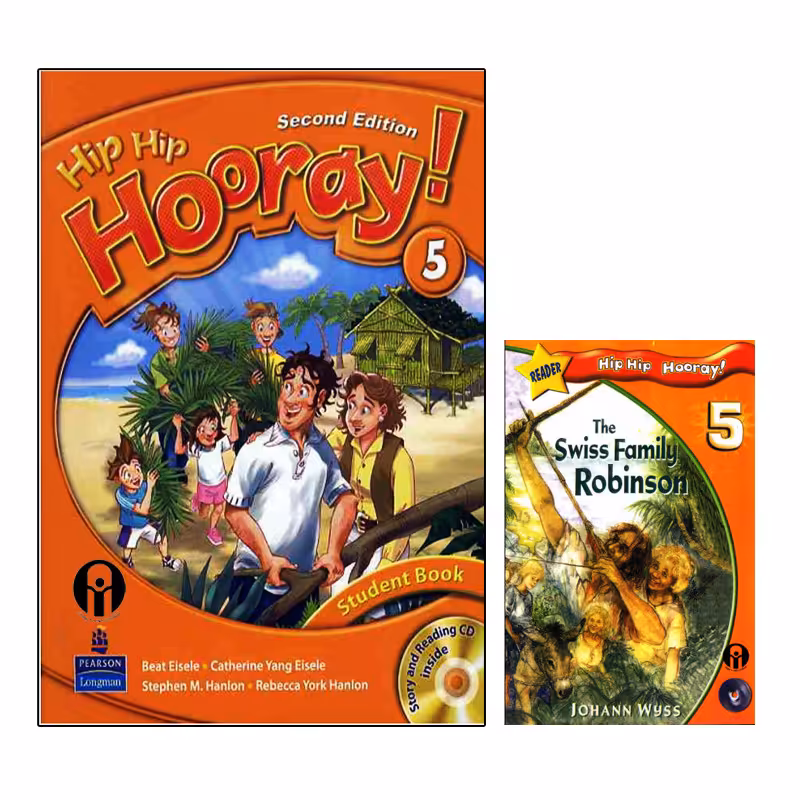 کتاب Hip Hip Hooray 5 اثر جمعی از نویسندگان انتشارات الوندپویان دو جلدی