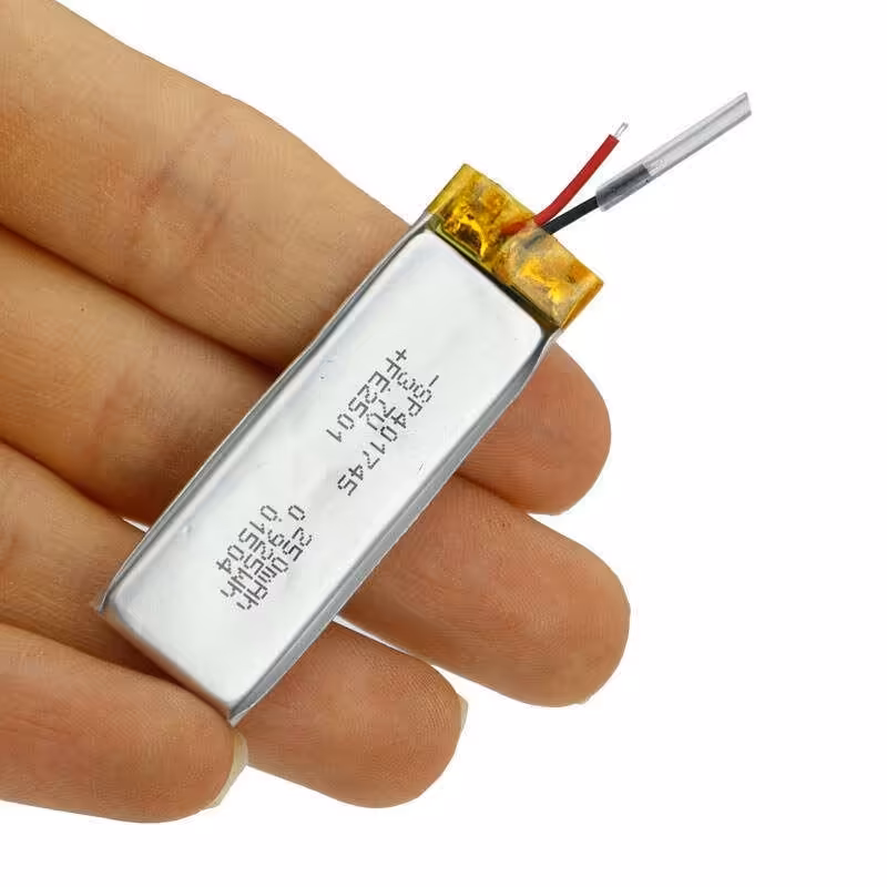 باتری لیتیوم یون مدل SP401745 ظرفیت 250mAH
