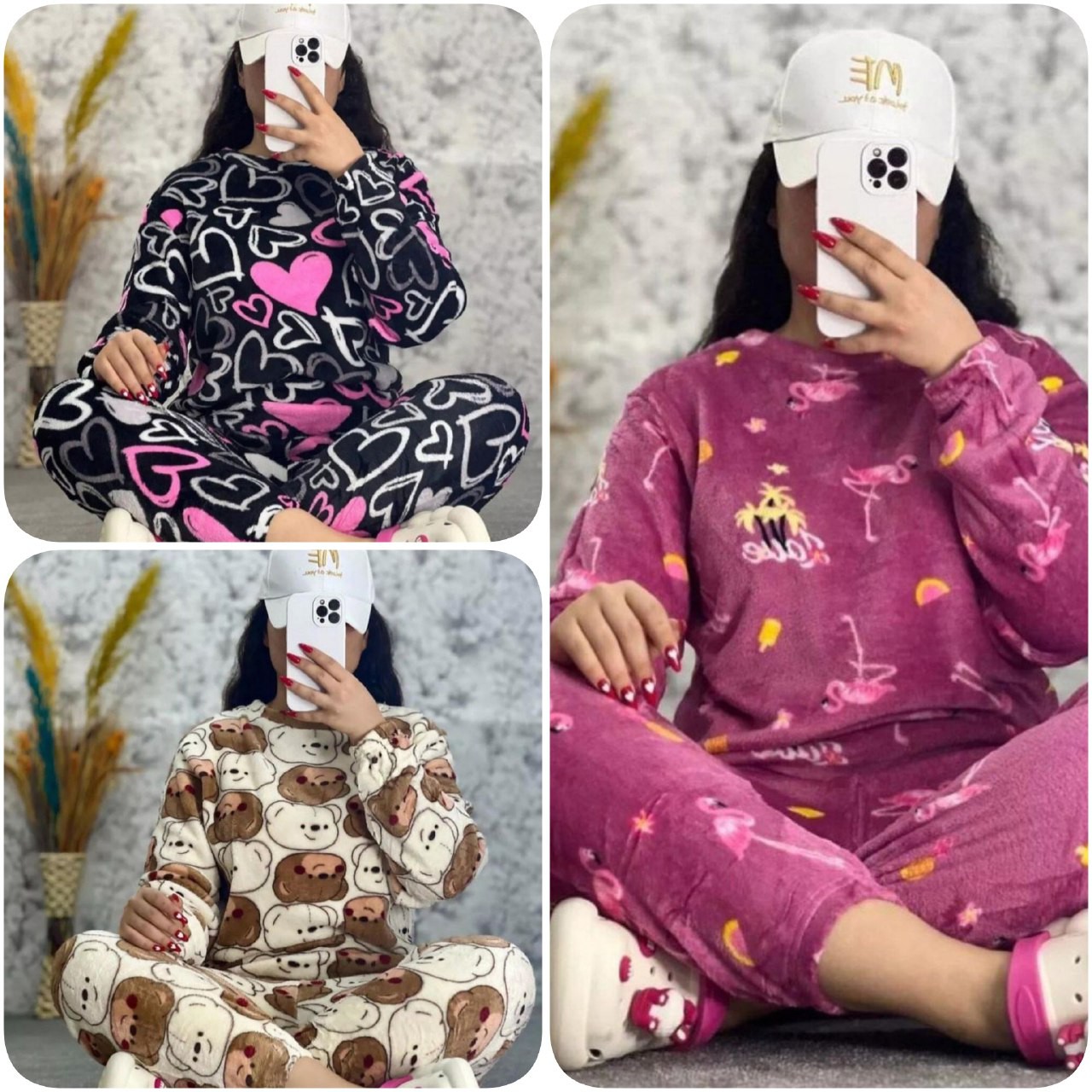 بلوز و شلوار تدی طرحدار