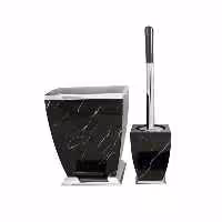 سطل و فرچه آوا ماربل مشکی کروم هارمونی