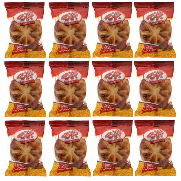 کلوچه خرمایی جمانه - 100 گرم بسته 12 عددی