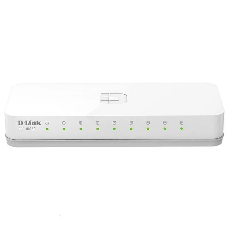 سوییچ 8 پورت شبکه دی-لینک مدل DES-1008C
