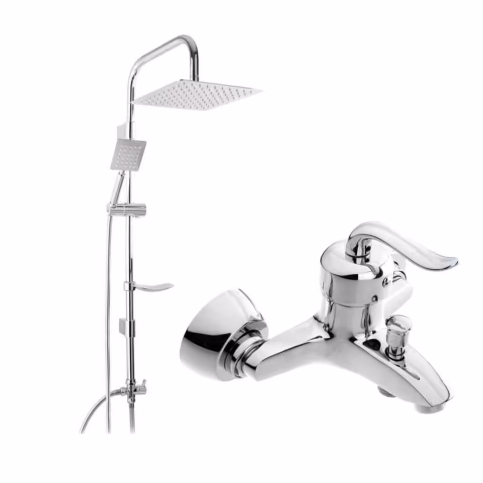 دوش و شیر حمام قاجاری کروم