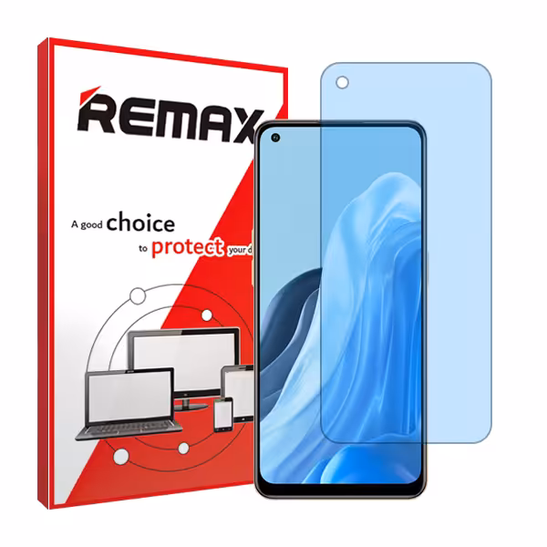 گلس اوپو Reno7 5G (China) مدل هیدروژلی مات آنتی بلو برند ریمکس کد S