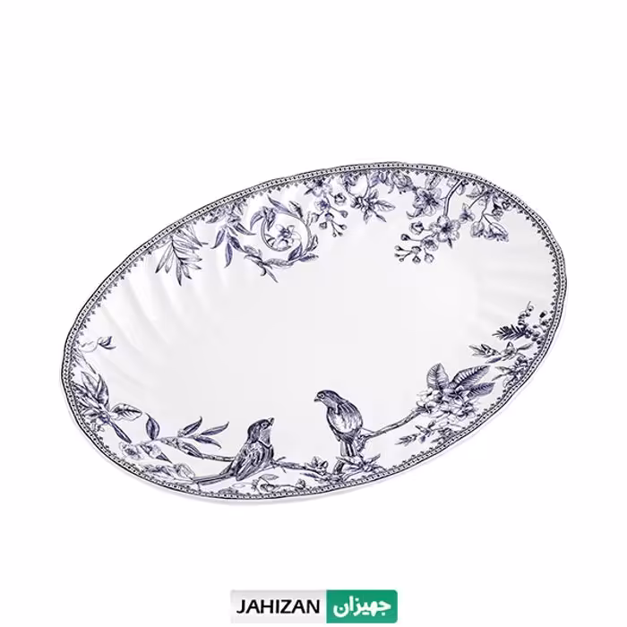 ديس بیضي کوچک طرح لوتوس مدل GK701141-1