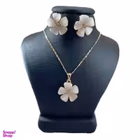 نیم ست زنانه مدل گل کد 21541